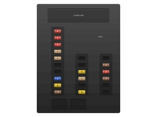 2017 Chrysler 200 II Interior fuse panel (body control module) diagram
