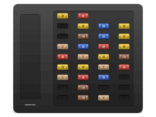 2014 Ford C-Max II Passenger compartment fuse box (European C-Max) diagram