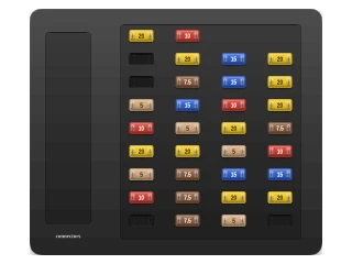 2015 Ford C-Max II Passenger compartment fuse box (European C-Max) diagram