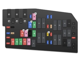 2009 Ford Escape II Power distribution box (Hybrid) fuse box diagram
