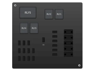 2018 Opel Mokka J13 Load compartment fuse box (mini fuses) diagram